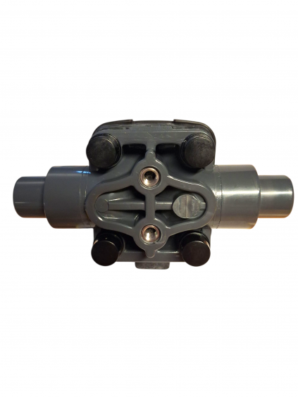 PVC Pneum.  Membranschieber1V444 - KxK (20mm x 20mm) - PN10 Praher